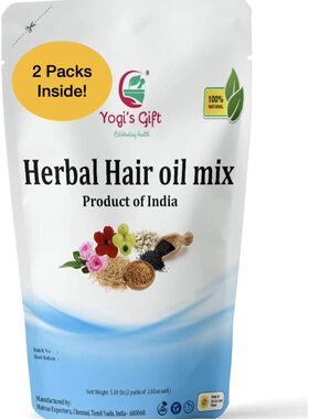 Yogi’s Gift | Ayurvedic Herbal Hair oil mix | 18 Essential