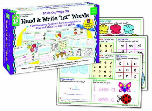 Carson Dellosa Key Education Read and Write First Words Mani