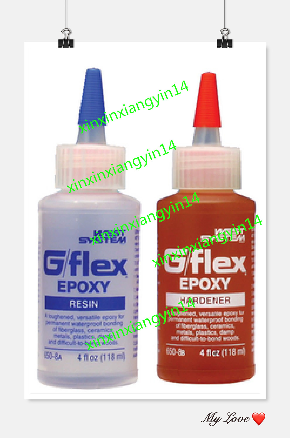 代 West System 6508 G/Flex Epoxy Bottles 2/Bag