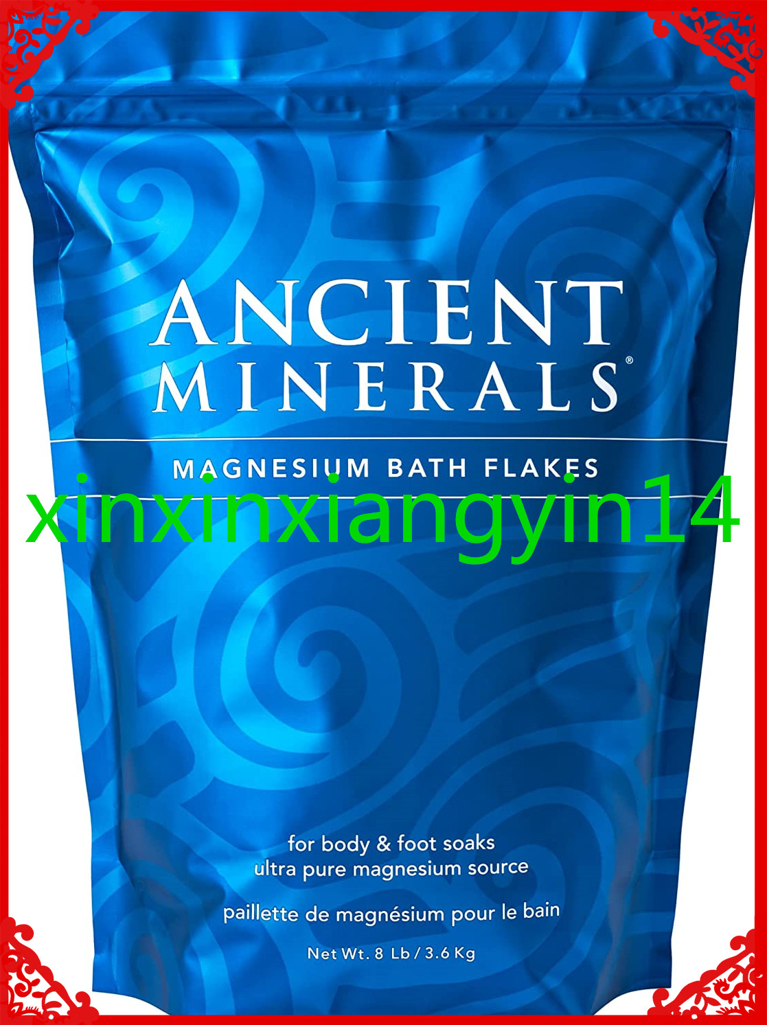 Ancient Minerals Magnesium Bath Flakes of Pure Genuine Zechs