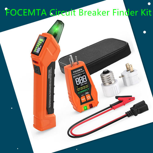 FOCEMTA Circuit Breaker Finder Kit with GFCI Outlet Tester