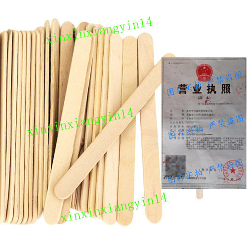 Acerich 200 Pcs Craft Sticks Ice Cream Sticks Wooden Popsicl