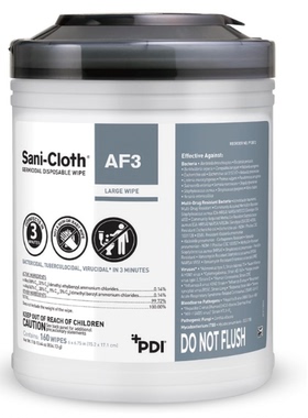 PDI Sani-Cloth AF3, Surface Disinfecting Wipes,160 Wipes