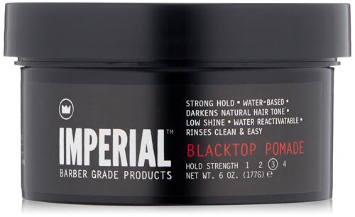 Imperial Barber Grade Products Blacktop Pomade , 6 oz