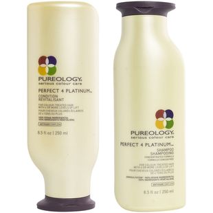 Pureology Perfect 4 Platinum Shampoo and Conditioner 8.5 oz