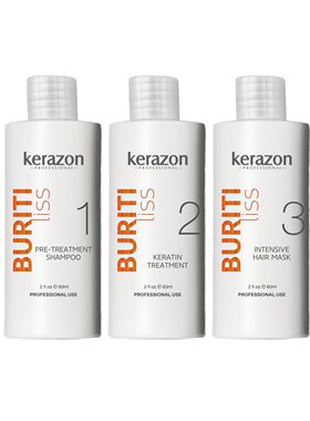 KERAZON Brazilian Keratin Treatment Buriti Liss Kit 2oz/60ml