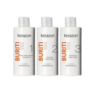 KERAZON Brazilian Keratin Treatment Buriti Liss Kit 2oz/60ml