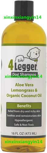 代 4-Legger Certified Organic Dog Shampoo Biodegradable 16oz