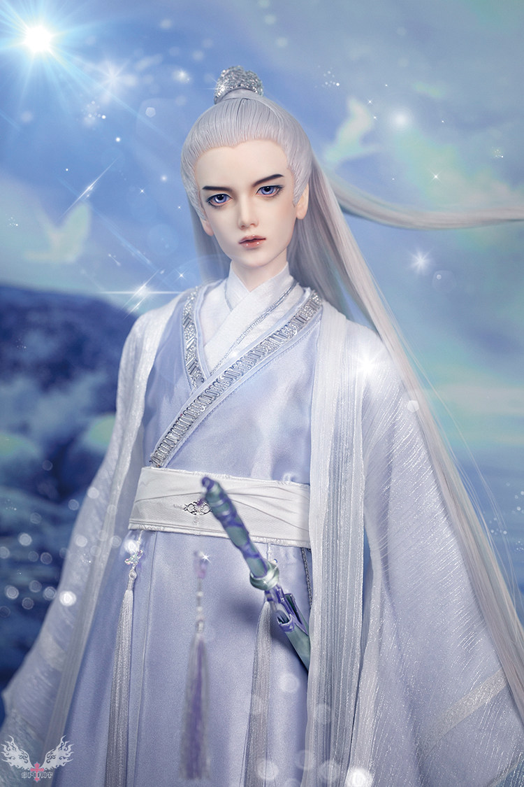 正版[鬼契人型]70cm限定古风大叔1/3男娃BJD/SD娃娃叔裸娃全套