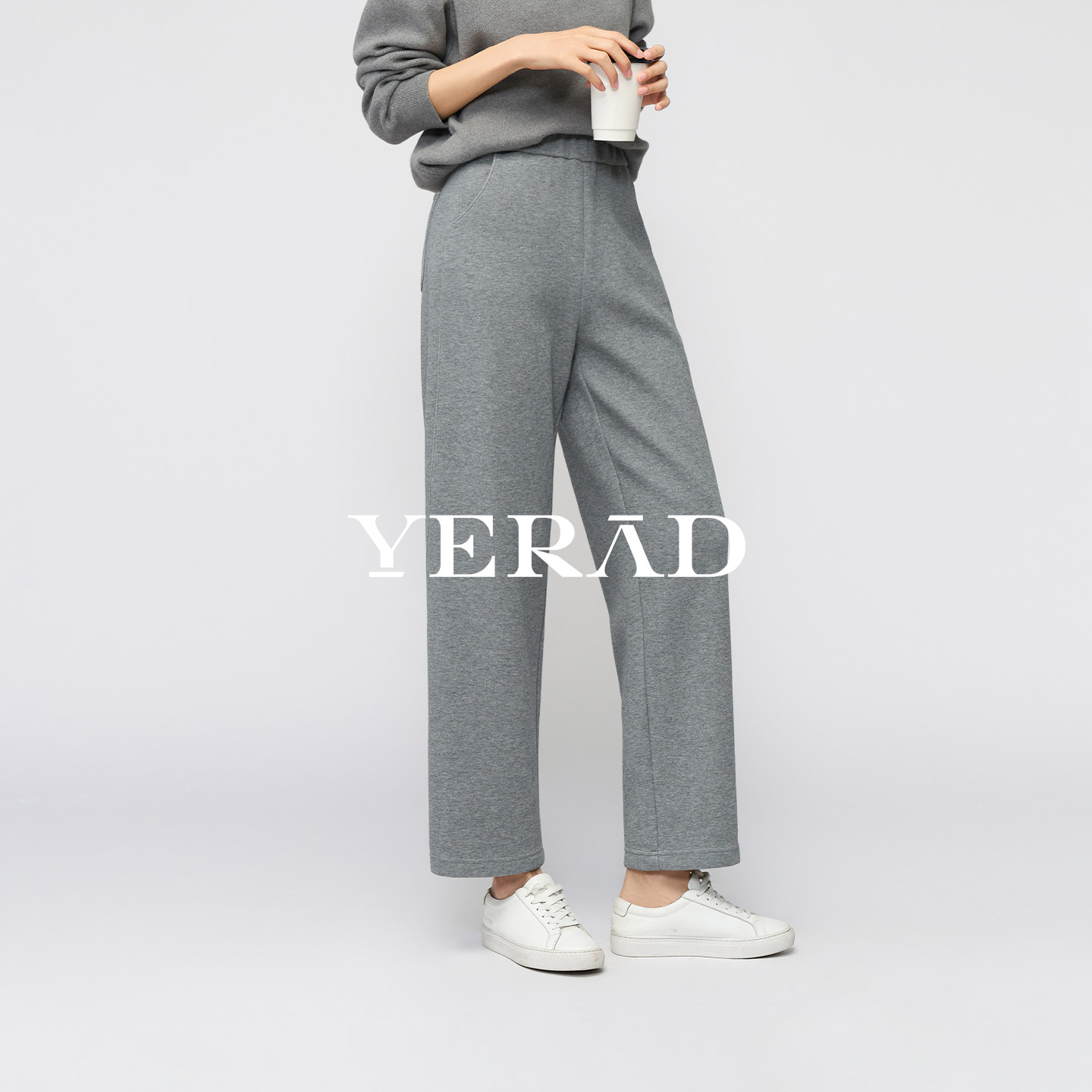 娅丽达松紧腰弹力运动裤女新款