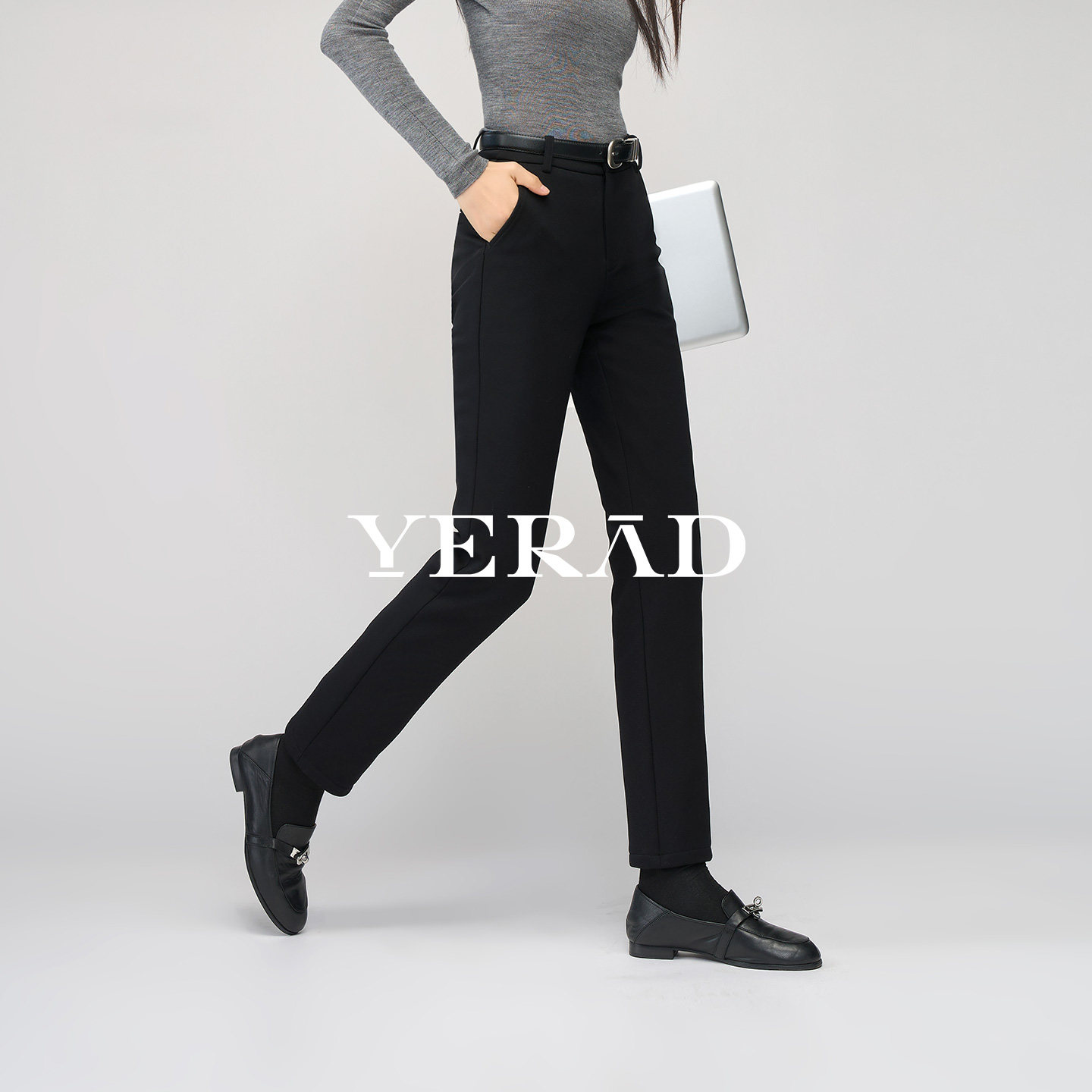 娅丽达高腰外穿冬季新款羽绒裤