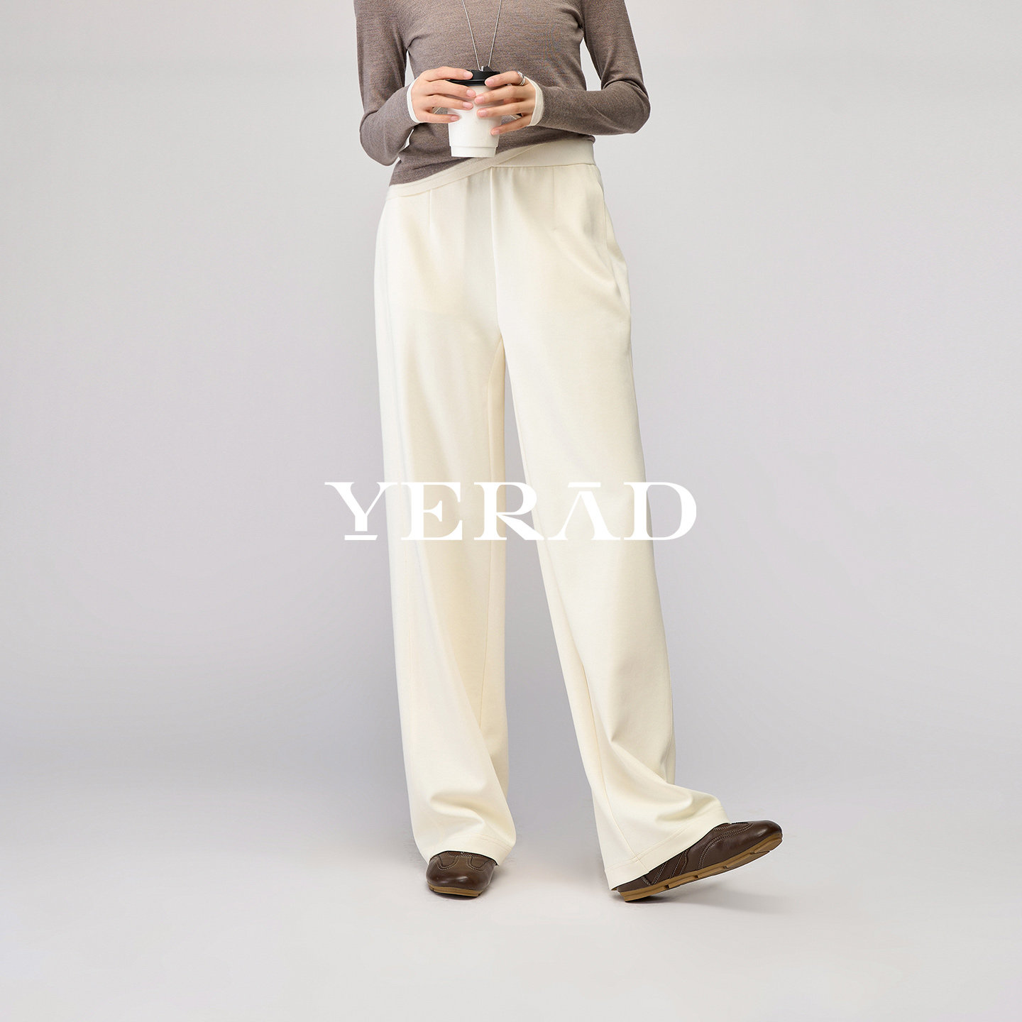 娅丽达莱赛尔棉窄版阔腿裤女春新款休闲女裤松紧腰裤子黑色直筒裤,女装/女士精品,休闲裤,淘宝优惠券,粉丝福利购,淘宝优惠卷