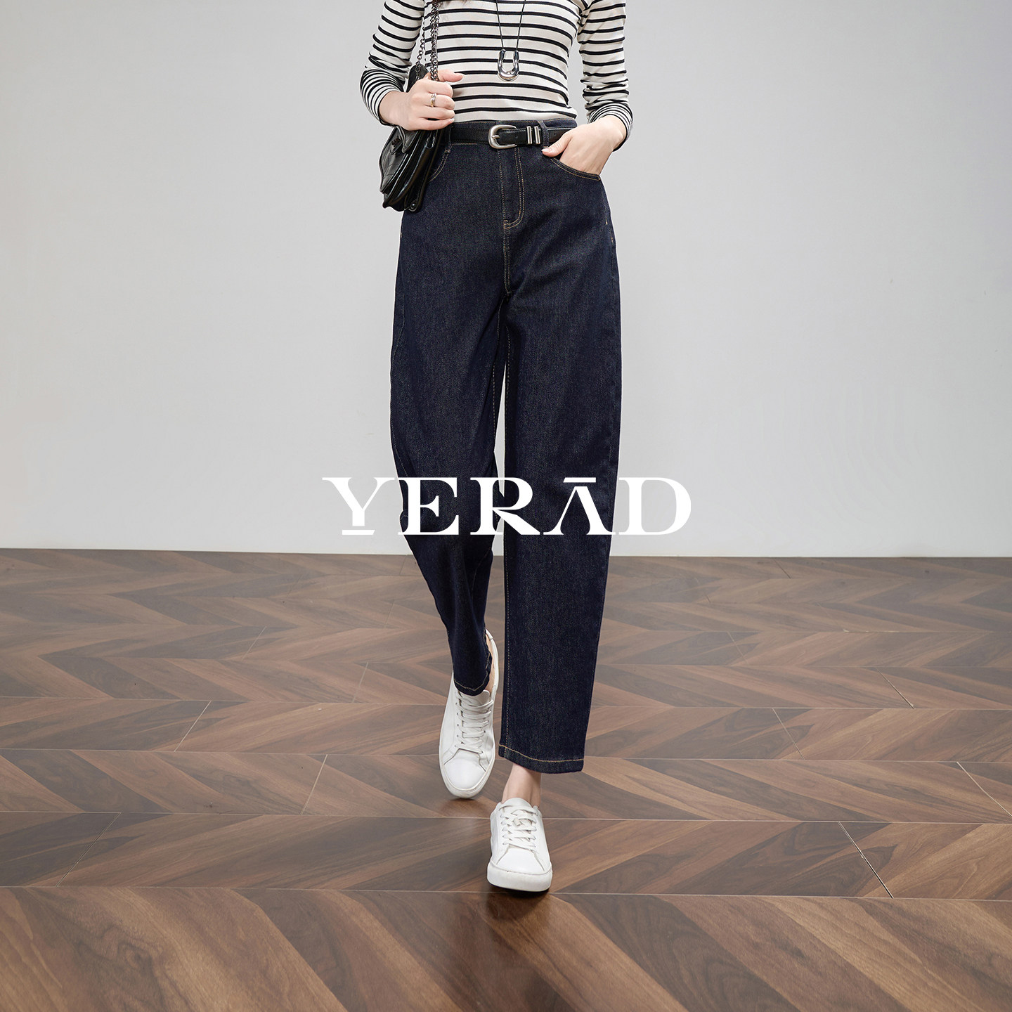 娅丽达香蕉牛仔裤女2025年秋季新款小个子梨形身材镰刀哈伦老爹裤,女装/女士精品,牛仔裤,淘宝优惠券,粉丝福利购,淘宝优惠卷