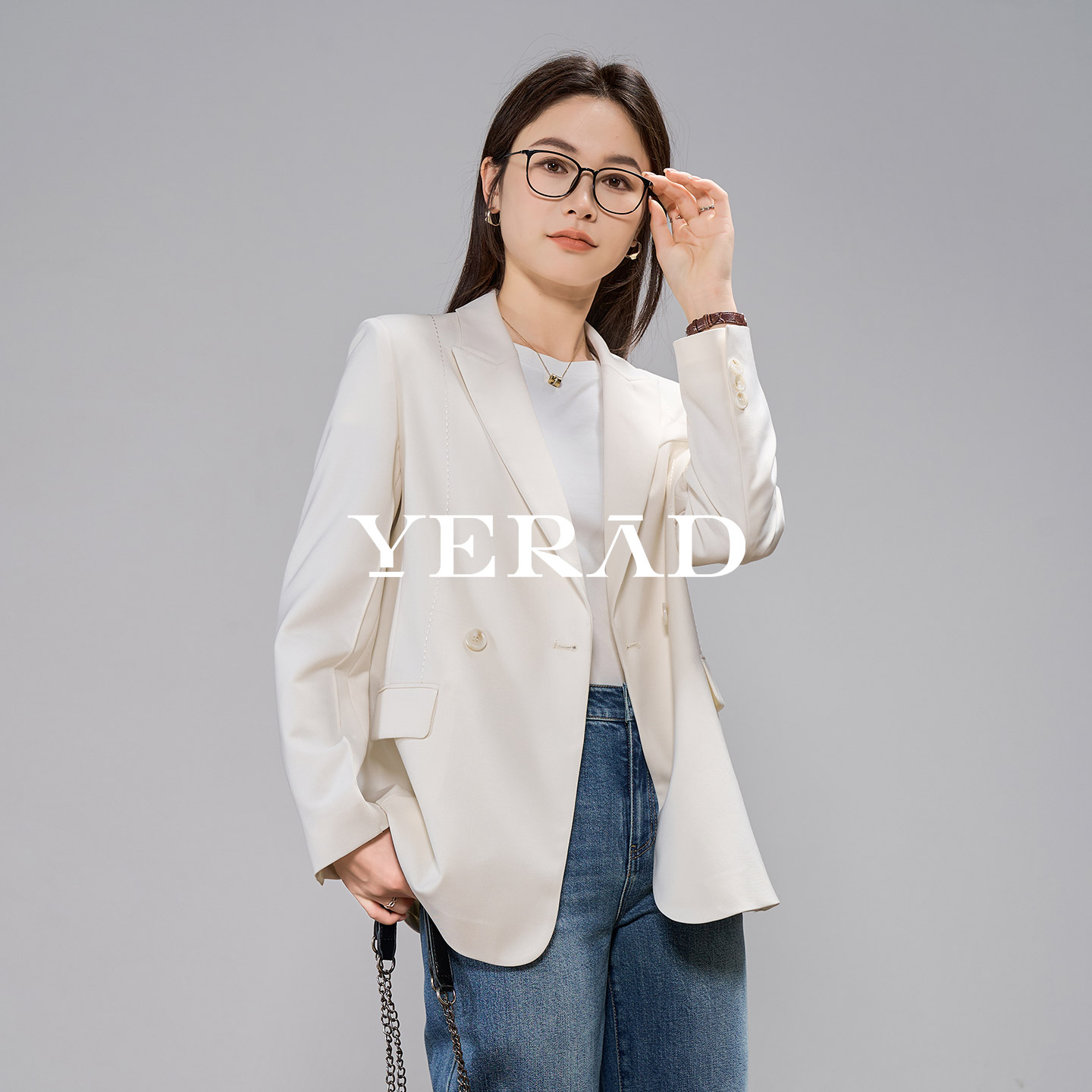 娅丽达高级感职场通勤西装外套女