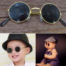 影楼拍照儿童摄影道具影楼拍摄幼儿眼镜创意个性小墨镜中国风黑框