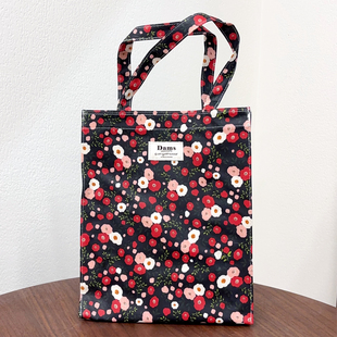韩国进口DAMS复古优雅印花防水便当手提包手提袋妈咪包女日常休闲