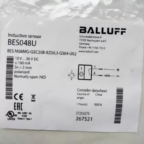 议价BES048U BES039W 巴鲁夫接近开关议价