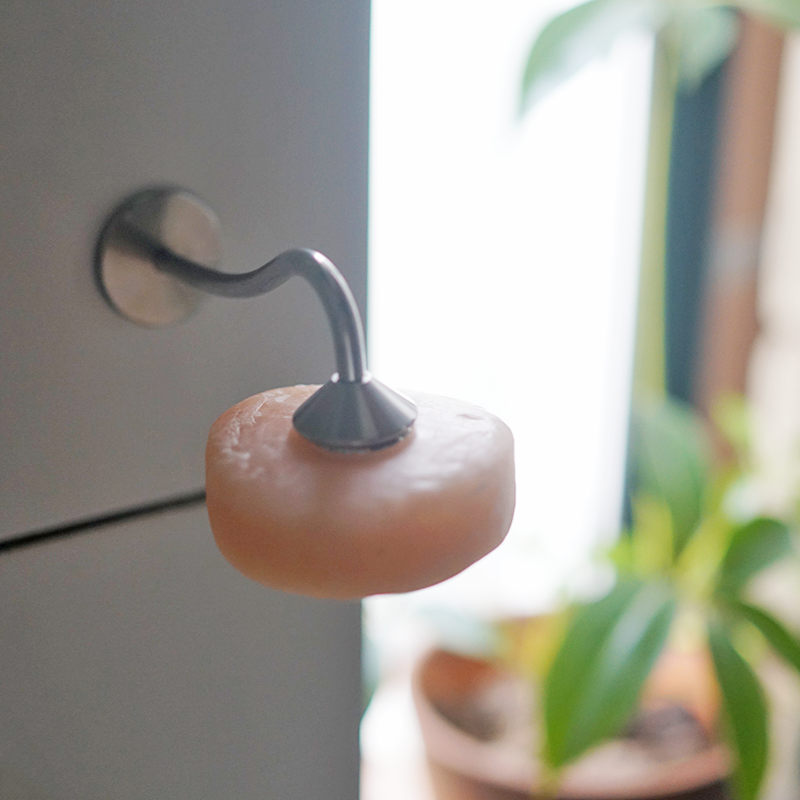 朴房 INS免打孔壁挂不锈钢磁吸肥皂架卫生间浴室皂托磁铁置物架