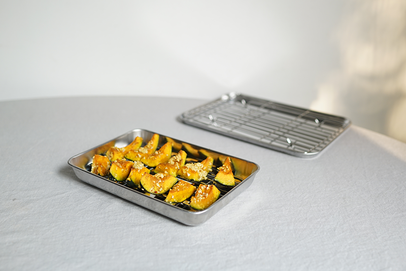 朴房 日本进口 不锈钢餐盘烤架烧烤网 火锅配菜盘解冻托盘沥油托,餐饮具,餐用托盘,淘宝优惠券,粉丝福利购,淘宝优惠卷