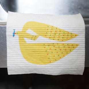 朴房 德国工艺超吸水木桨棉洗碗布环保百洁布厨房抹布 玻璃清洁布