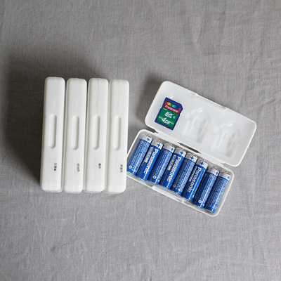 朴房进口手机卡储存纯白收纳盒