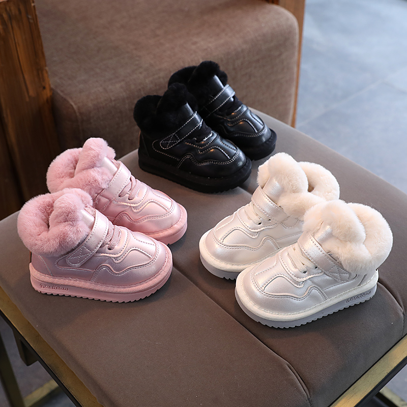 小童棉鞋加厚雪地靴1-3-5岁