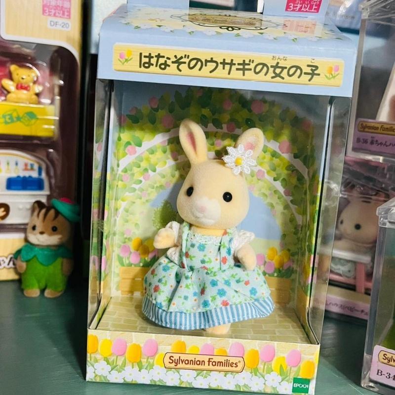 正品全新日本森贝儿家族过家家玩具公仔玩偶迷你摆件 乐园兔姐姐