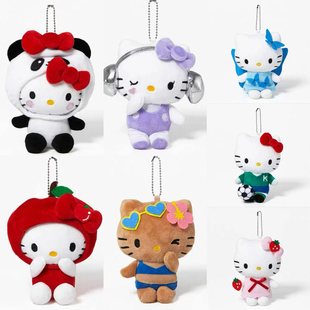 25年4月avail三丽鸥Hellokitty黑皮泳衣熊猫挂件11 国内现货