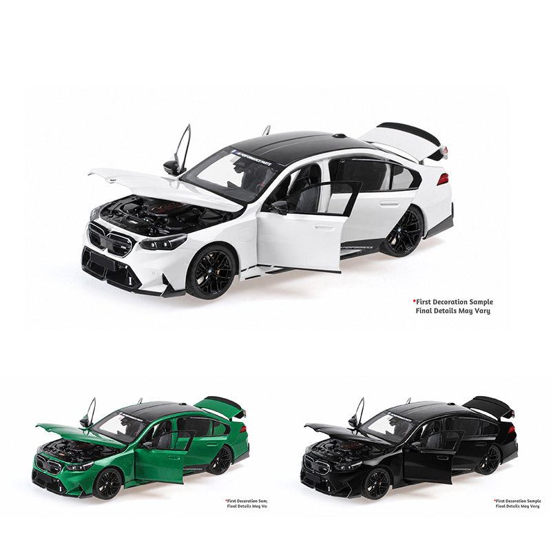 迷你切1:18宝马M5 PERFORMANCE PARTS 2024 全开门仿真合金车模型