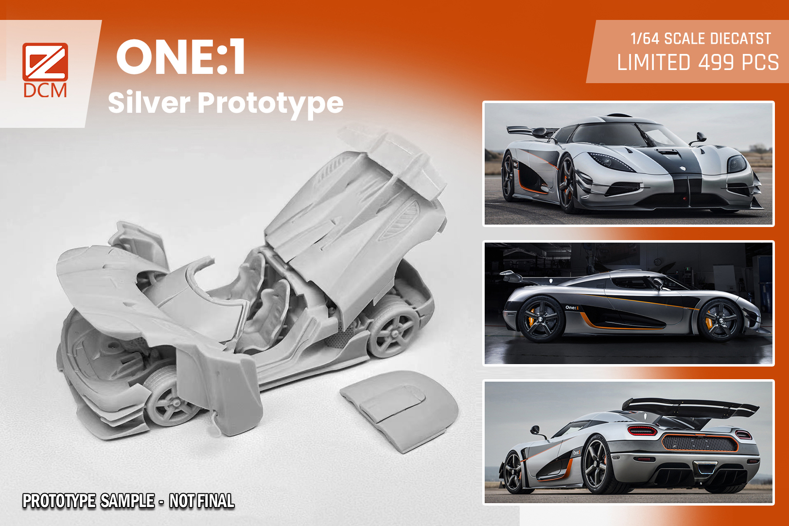 DCM柯尼塞格ONE1经典跑车