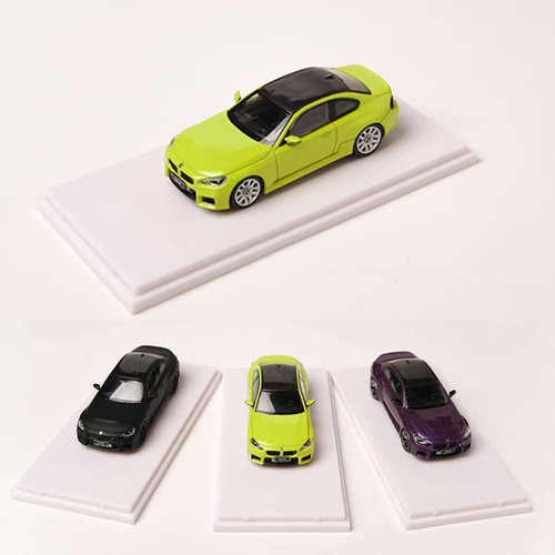 HM 1:64 宝马 BMW M2 G87 合金底盘 轮子顺滑 仿真合金汽车模型