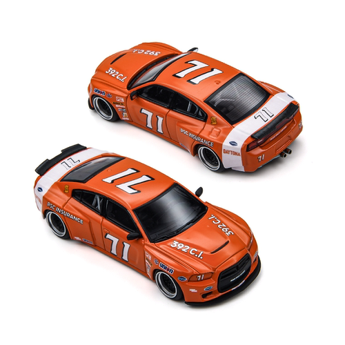 TM × PSC 1:64 道奇战马 斗殴者 不羁 LCPD警车仿真合金汽车模型