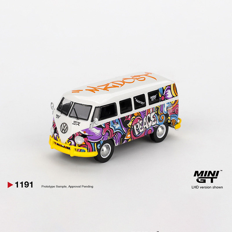 MINIGT 1:64 大众 Volkswagen T1 巴士 面包车 合金汽车模型 1191,模玩/动漫/周边/娃圈三坑/桌游,火车/摩托/汽车模型,淘宝优惠券,粉丝福利购,淘宝优惠卷