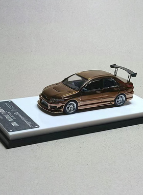 MC 1:64 三菱蓝瑟Lancer四门Evolution EVO VII第7代电镀铜车模型