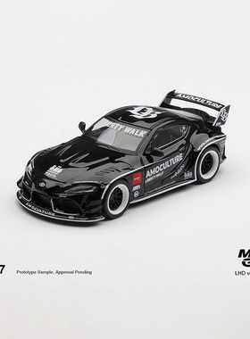 MINIGT 1:64 丰田速霸GR Supra AMOCULTURE仿真合金汽车模型 1237