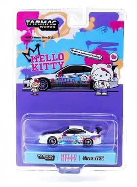 TW  1:64 尼桑Nissan Silvia (S15) Hello Kitty涂装合金汽车模型