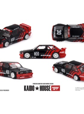 Kaido House + MINIGT 1:64 宝马M3 ADVAN涂装 合金汽车模型 266