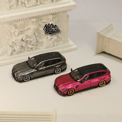 NB 1:64 宝马 G81 M3 Touring ADRO 改装套件版 仿真合金汽车模型