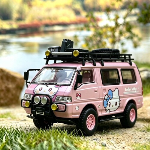 AM 1:64 Delica得利卡3代Star Wagon 4x4越野改装版 合金汽车模型