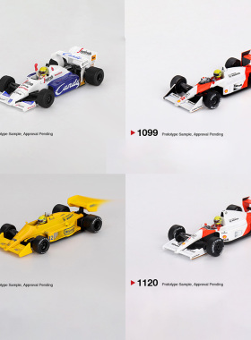 MINIGT 1:64莲花Lotus 99T 迈凯伦MP4/4 Toleman TG184合金车模型