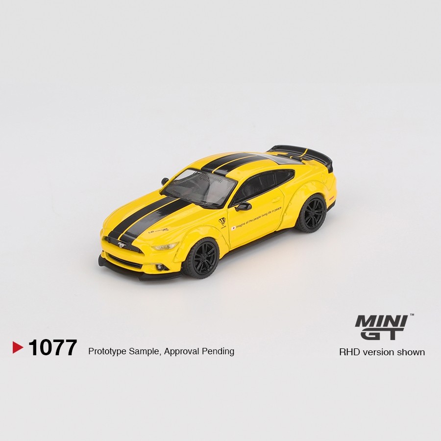 MINIGT 1:64 福特野马 MUSTANG 宽体改装版仿真合金汽车模型 1077