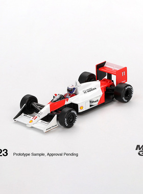 MINIGT 1:64 迈凯伦MP4/4 #11 Alain Prost 仿真合金汽车模型1123