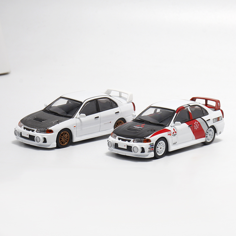 MC 1:64 三菱蓝瑟 Mitsubishi EVO4 IV III 四代仿真合金汽车模型