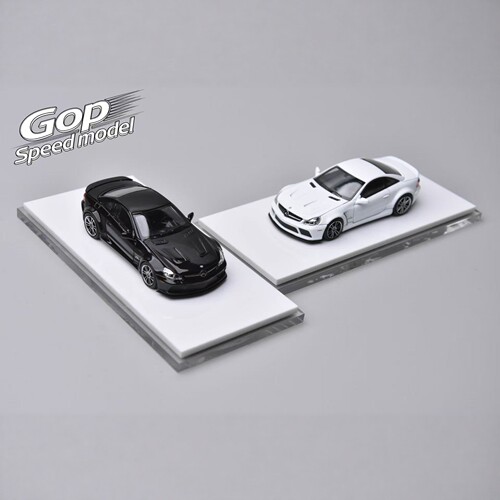 Gop 1:64 奔驰SL65 AMG SL级 第5代 R230 开前盖仿真合金汽车模型