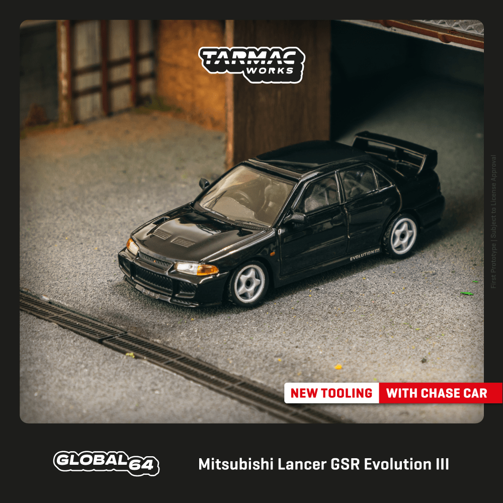 TW 1:64三菱 Mitsubishi Lancer GSR EVO3仿真合金汽车模型收藏