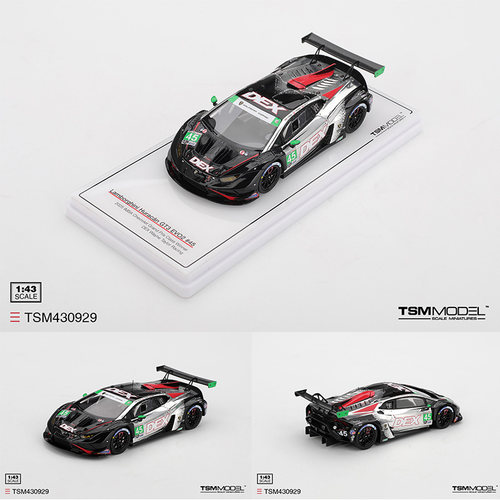 TSM 1:43 兰博基尼 飓风 Huracan GT3 EVO2 #45 树脂仿真汽车模型