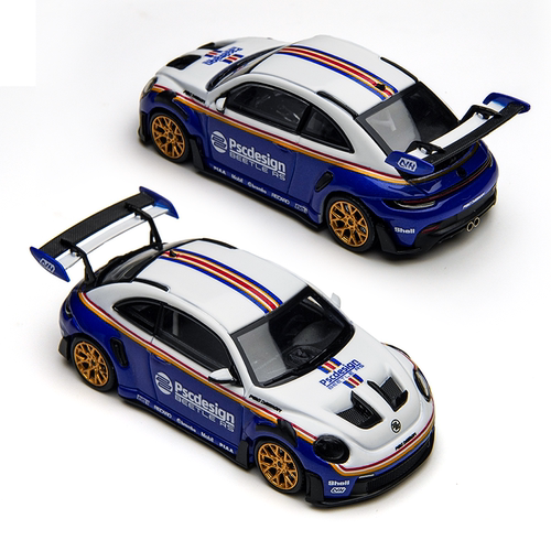 TM × PSC 1:64 甲壳虫RS乐富门致敬版Beetle RS仿真合金汽车模型