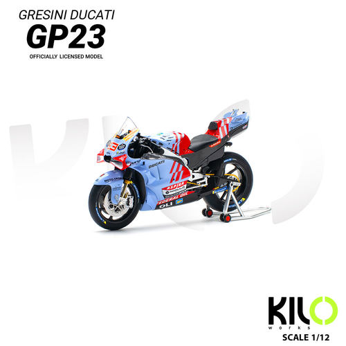 KILOworks 1:12 杜卡迪GP24 89 21 GP23 93 73 89 5 号摩托车模型