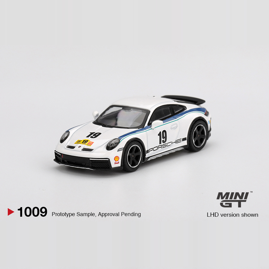 MINIGT 1:64 保时捷911 Dakar Rally 1974 达喀尔合金车模型 1009