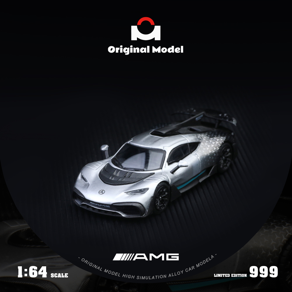 Original Model 1:64 奔驰AMG One 星光银  仿真合金汽车模型收藏